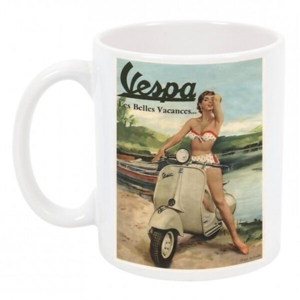 Vespa Beach Mug